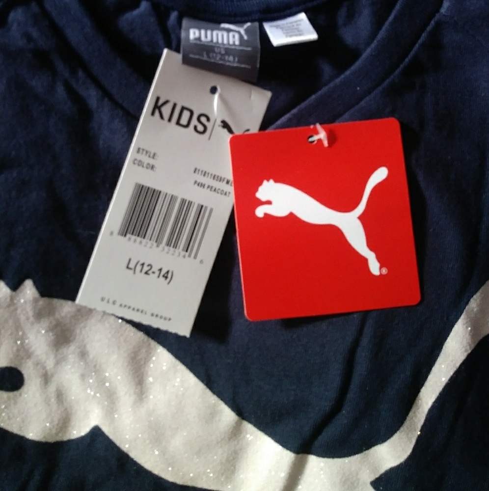 BNWT Kids Puma top